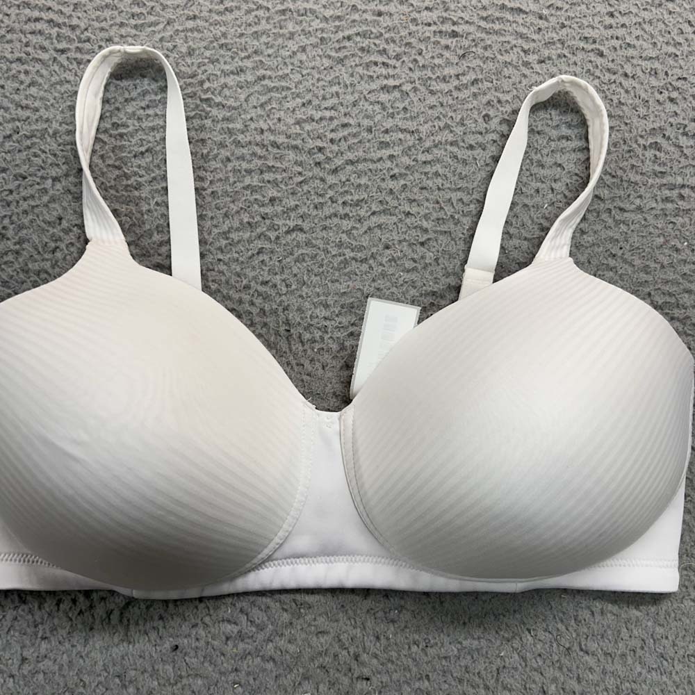 Vanity Fair Bra 38DD Full Coverage 72389 Full Coverage Pinstripe bow -14704